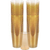 Amscan Disposable BPP Plastic Cup, One Size, Gold