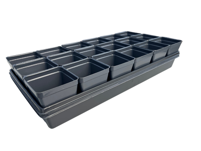 4" Pot Set - 18 Pots