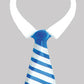 Collar & Tie - Large, 8" - Choose 3 or 24 pcs