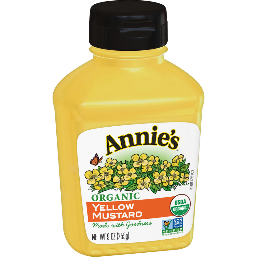 Annie'S Naturals Yellow Mustard (12X9 Oz)