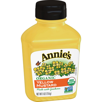 Annie'S Naturals Yellow Mustard (12X9 Oz)