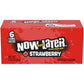 Now & Later Original Taffy Chews Candy, Strawberry, 0.93 Ounce Bar, Pack Of 24