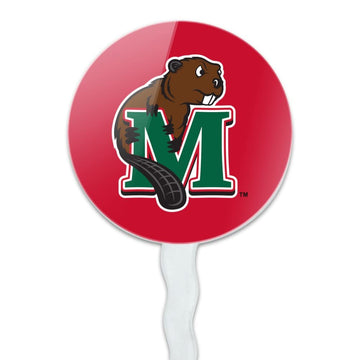Minot State University Primary Logo Cupcake Picks Toppers Decoration Set Of 6