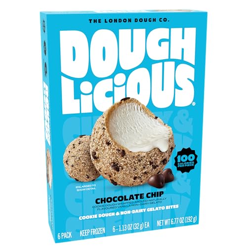 DOUGHLICIOUS Chip Chocolate Cookie Dough & Gelato Bites, 6.77 OZ