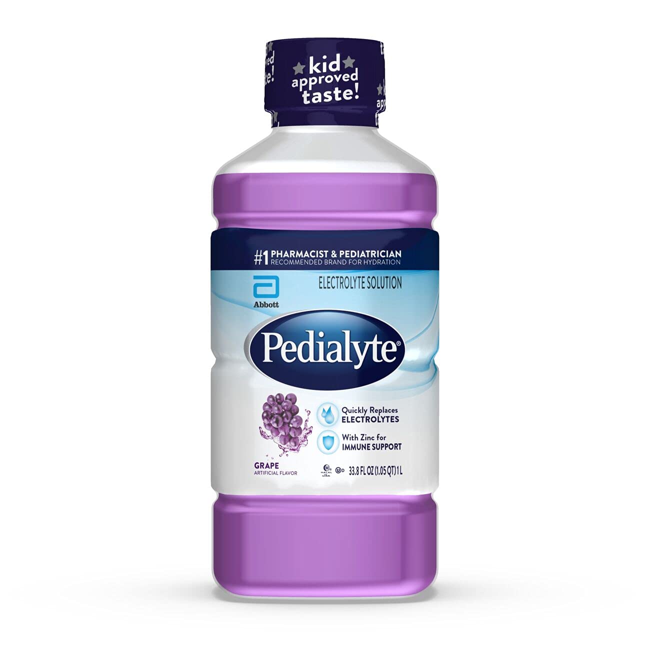 Pedialyte Classic Electrolyte Solution, Quickly Replaces Fluids, Zinc, And Electrolytes To Help Prevent Dehydration And Help You