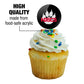 North Dakota State College Of Science Secondary Logo Cupcake Picks Toppers Decoration Set Of 6