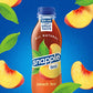 Snapple Peach Tea, 16 fl oz recycled plastic bottle, 6 pack