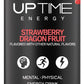 UPTIME Energy Drink, Strawberry Dragon Fruit, 12 Pack, 142mg Natural Caffeine, Vitamin C, Focus Support, 12 fl oz Cans