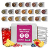 Tiesta Tea - 20 Pack Cold Brew Variety Tea - Premium Loose Leaf Tea Blend - High To Non Caffeinated Iced Tea - Assorted Tea Sample Set - Cold Brew Tea Packets - Brews 64Oz Pitcher Per Bag (Pack Of 20)