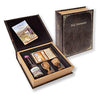 Holy Land Gifts 92202 Communion-Set-Grape Juice&#44; Matzah Bread & 2 Olivewood Cups In Box