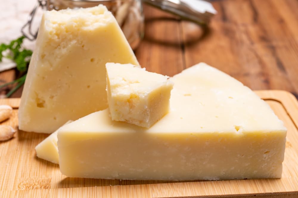 Sanniti Pecorino Romano Cheese - 3 lb Wedge | Authentic Imported Italian Sheeps Milk Cheese, Aged & Boldly Flavorful