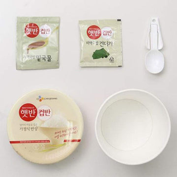 Cupbahn Korean Pre-Cooked Meal With White Rice - 25 Taste By Hetbahn   (Seaweed Soup, 2 Bowls)