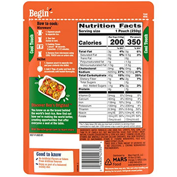 BENS ORIGINAL Ready Rice Garden Vegetable Flavored Rice, Easy Dinner Side, 8.8 oz Pouch
