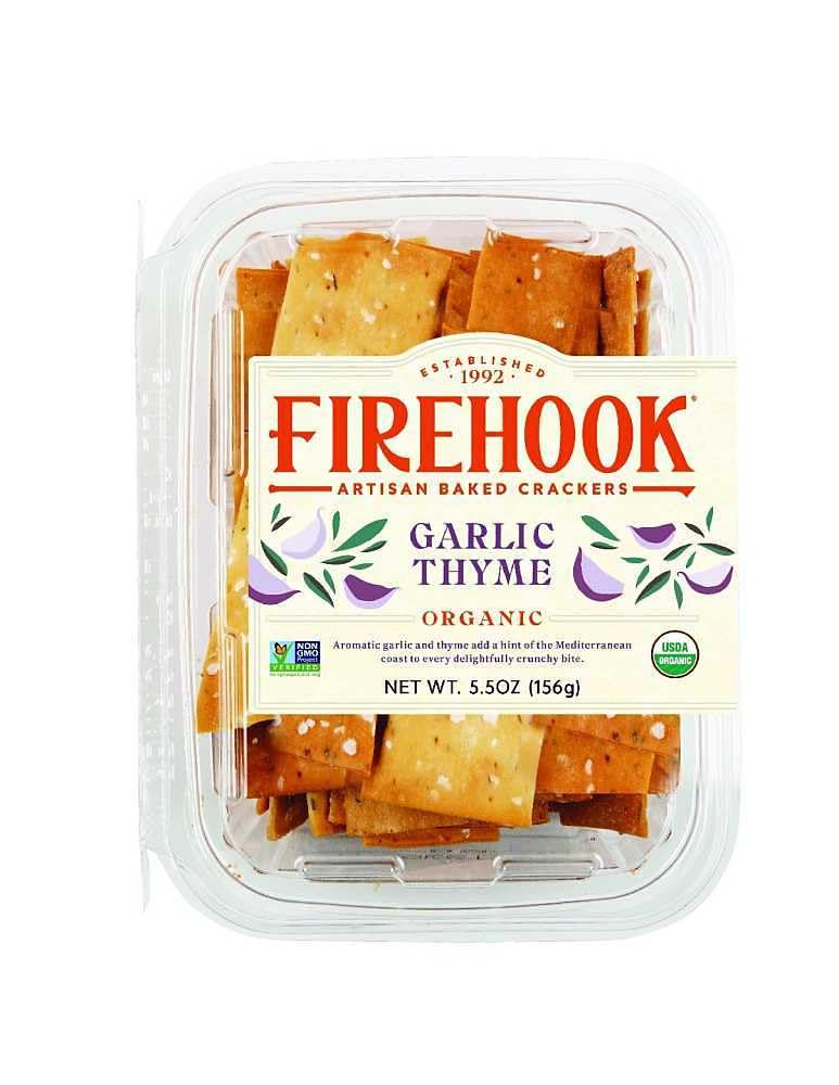 Firehook, Garlic Thyme Mediterranean Crackers (4 Pack)