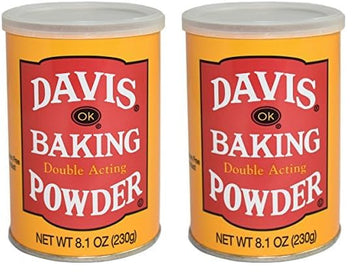 Davis Double Acting Baking Powder, 8.1 Ounce (Pack Of 2)