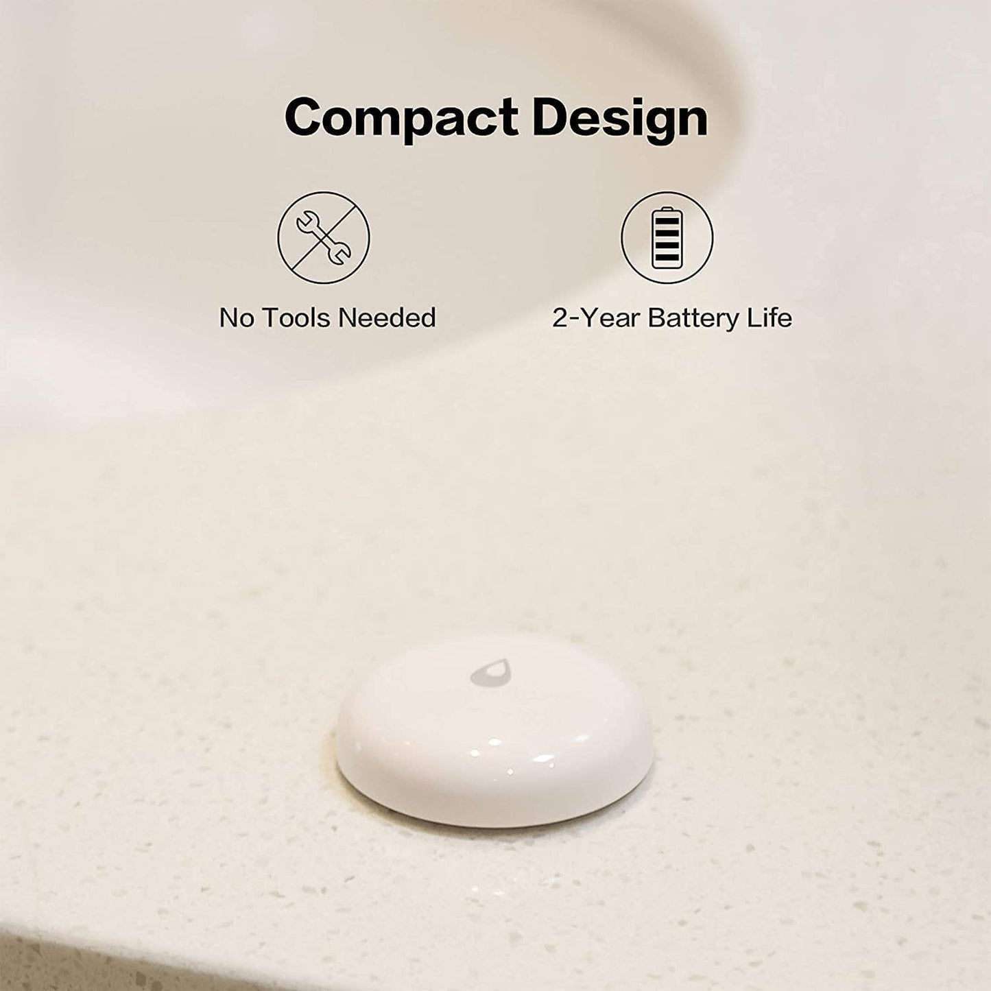 Aqara Water Leak Sensor Kit - 3 Pack, Requires Aqara Hub, Wireless Water Leak Detector, Wireless Mini Flood Detector For Alarm S