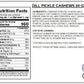 Dill Pickle Cashews 24 Oz Resealable Pouch | Gourmet Roasted Cashews - Tangy, Savory, And Crunchy Snack - High-Protein, Vegan Fr