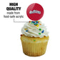 Graphics & More Fresno State Secondary Logo Cupcake Picks Toppers Decoration Set Of 6