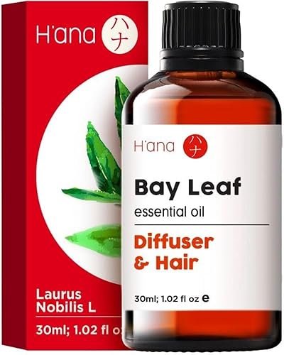 Haana Bay Leaf Essential Oil (1 Fl Oz) - Spicy, Herbaceous Scent