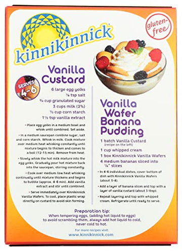 Kinnikinnick Foods, Gluten Free Vanilla Wafers, 6.3 Oz (180G) -6Pack