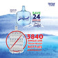 New Wave Enviro Products Bpa Free Tritan Bottle, 3-Gallon With Integrated Handle And Screw Top Cap