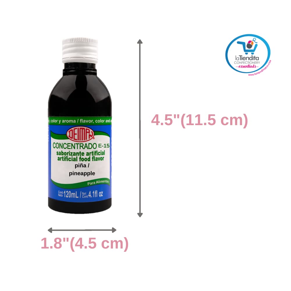 Deiman Artificial Food Flavoring Pineapple E-15 (4 Fl.Oz.)
