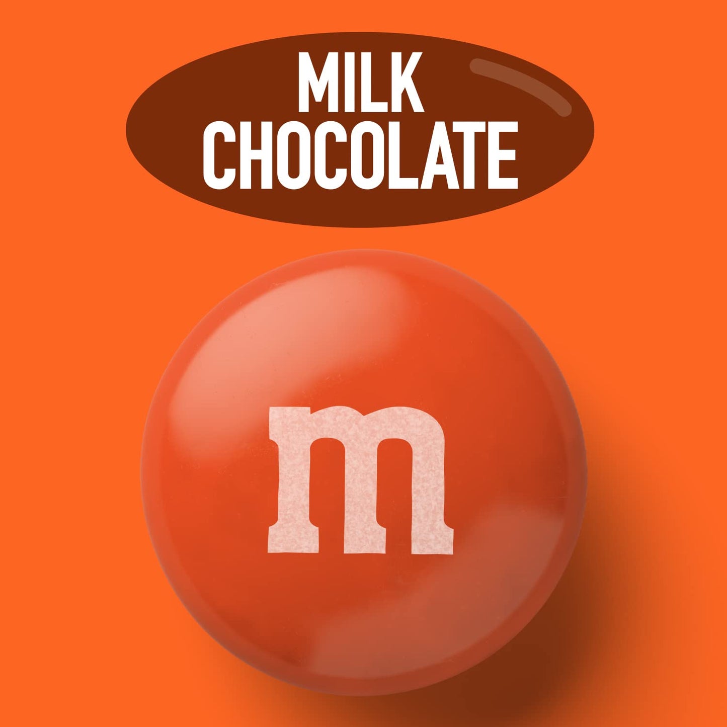 M&Ms Orange Milk Chocolate Candy, 5Lbs Of M&M'S In Resealable Pack For Candy Bars, Halloween Trick Or Treat Favors, Birthday Par