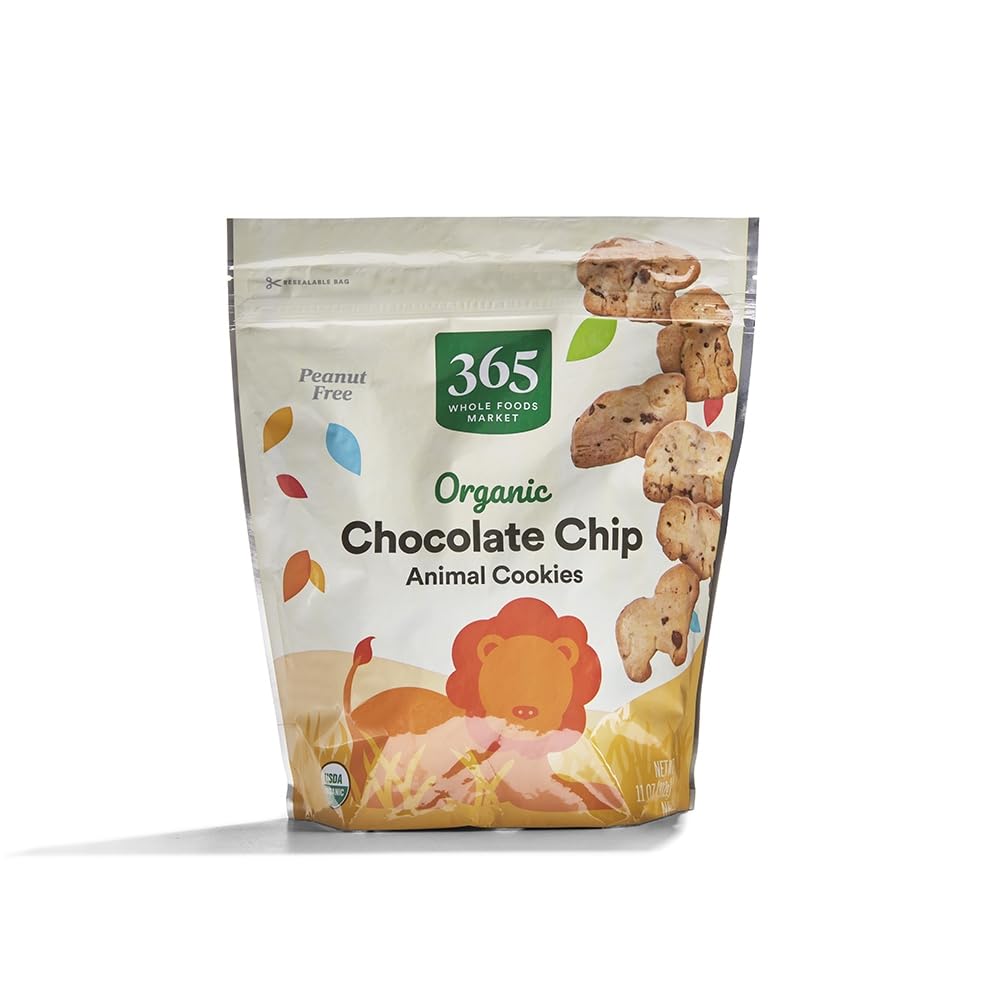 365 By Whole Foods Market, Cookie Animal Chocolate Chip Organic, 11 Ounce