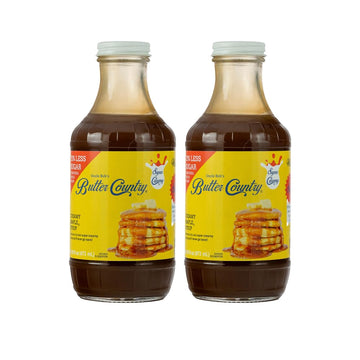 Rich & Creamy Buttermilk Syrup Maple Flavor By Uncle Bob'S Butter Country 16 Fl Oz/2 Pack