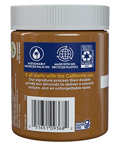 MaraNatha No Stir Creamy Almond Butter, 12 oz Jar (Pack of 4)