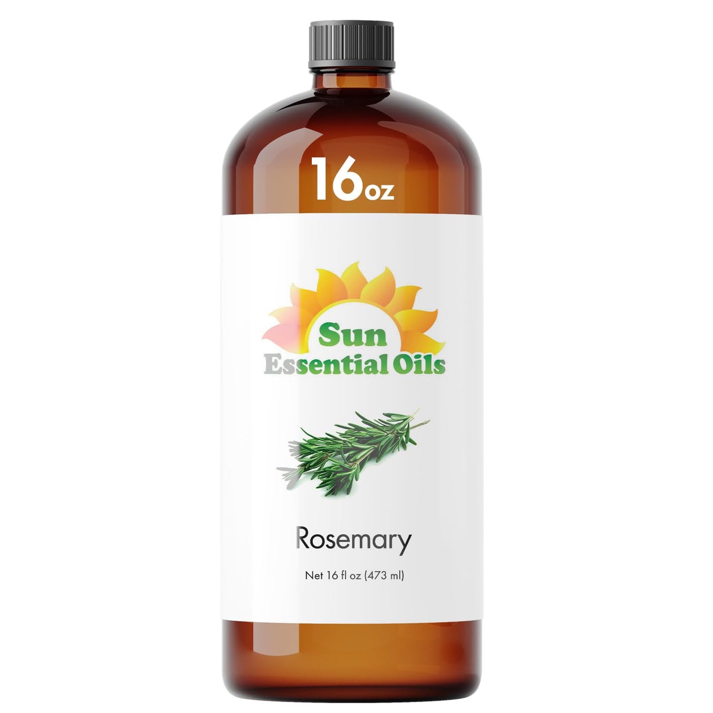 Sun Essential Oils 16Oz - Rosemary Essential Oil - 16 Fluid Ounces