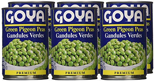 Goya Green Pigeon Peas-15 Ounce, 6 Count