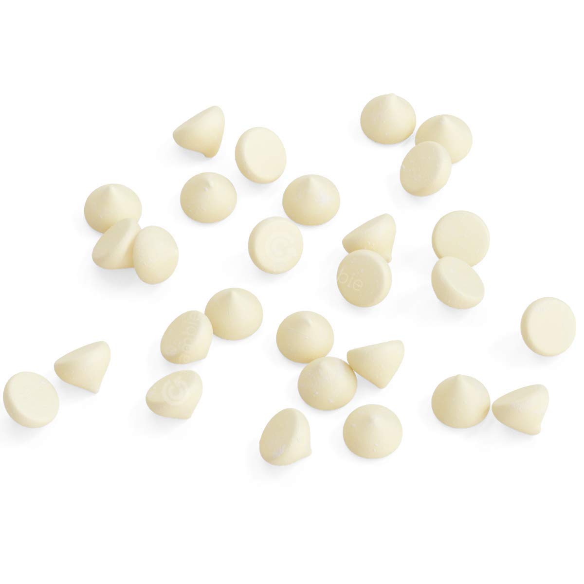 White Chocolate Chips by Cambie | 1 000 Count White Chips | Bake Stable and Chef Quality | Packaged Fresh in a Resealable Pouch (2 lb)