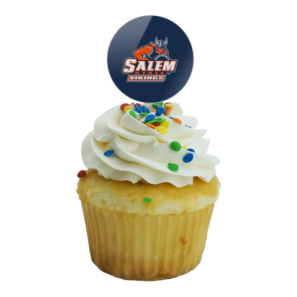 Salem State University Primary Cupcake Picks Toppers Decoration Set Of 6