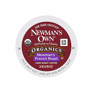 Newman'S Own Organics French Roast Extra Bold Coffee K-Cup 54 K-Cups Pods