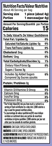 Gem Gem Ginger Candy Chewy Ginger Chews (Original, 6.5Oz, Pack Of 1)