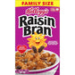 Kelloggs Raisin Bran Breakfast Cereal  High Fiber  28g Whole Grain  Family Size  22.1 oz