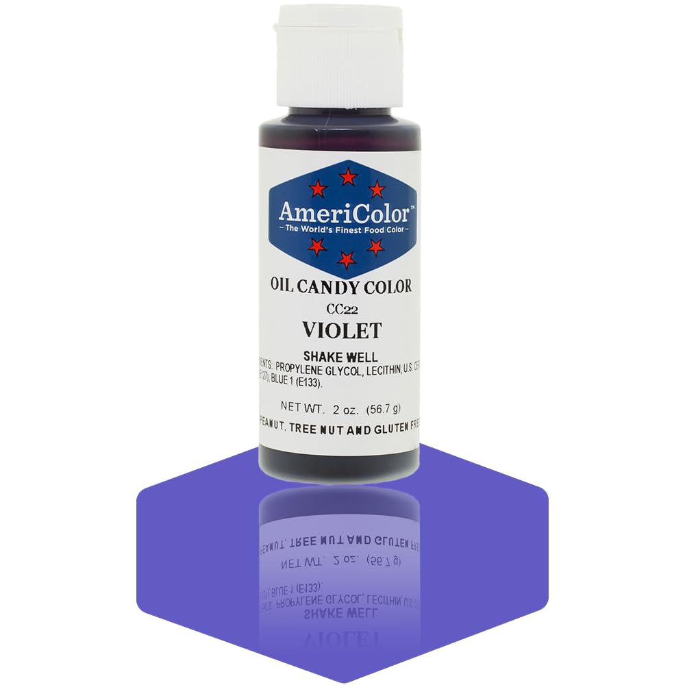 Americolor Candy Oil - VIOLET 2 OUNCE CANDY OIL COLOR