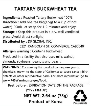 Damtuh Tartary Buckwheat Tea Bag 1.5G X 100T