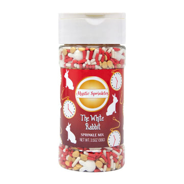Mystic Sprinkles Wonderland Sprinkle Mixes (The White Rabbit Sprinkle Mix 3.5Oz)