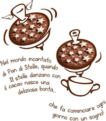 Mulino Bianco: "Pan Di Stelle" Biscuit With Cocoa , Hazelnuts And Many Magical Starlets Of Icing - 12.34 Oz (350G) Pack Of 4 [ Italian Import ]