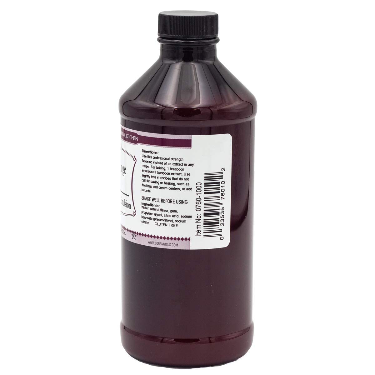 Lorann Orange Bakery Emulsion, 16 Ounce Bottle