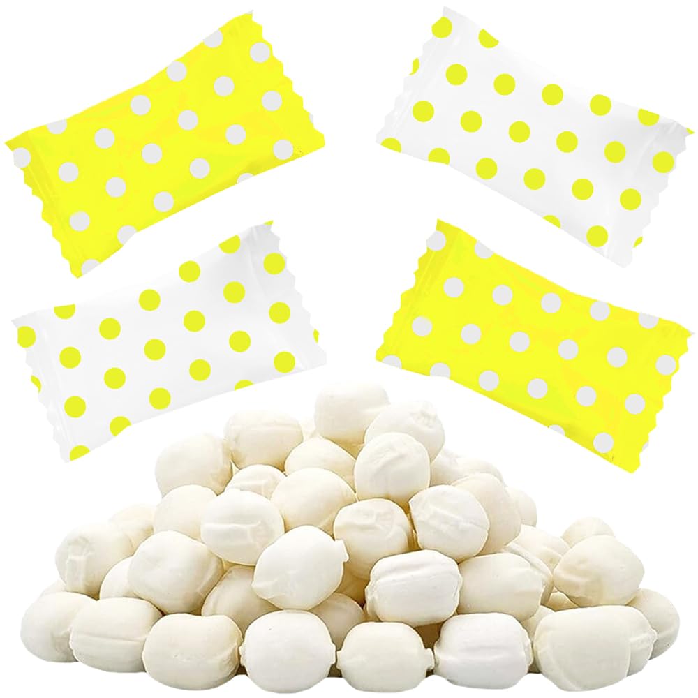 Fruidles Yellow Big Dots Buttermints, After Dinner Mints, Fat-Free, Kosher Certified, Individually Wrapped (55 Pieces)