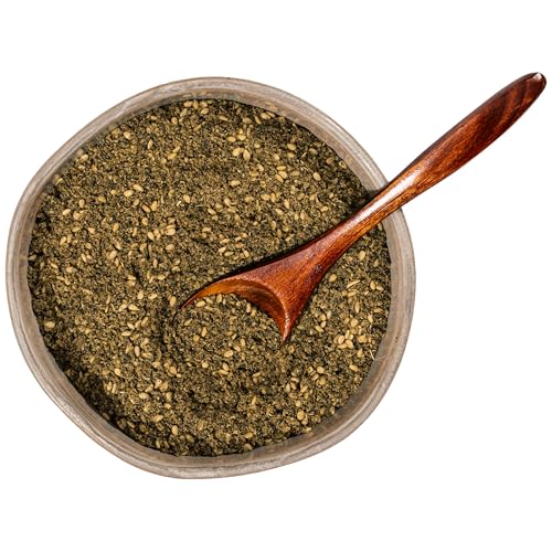 Zaatar - Mediterranean Salt Free Za ater Seasoning with Genuine Hyssop - 7.0 OZ No Salt Seasoning and Spices