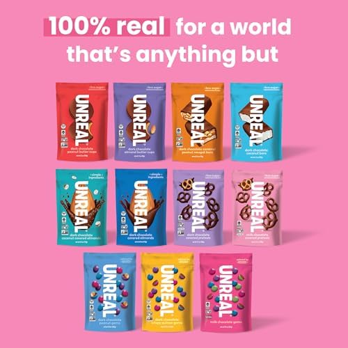 UNREAL Milk Chocolate Gems Family Size, 12 OZ