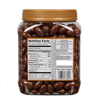 Generic Milk Chocolate Roasted Almonds, 3 Lbs. - Delicious Snack, Perfect for Gifting or Sharing