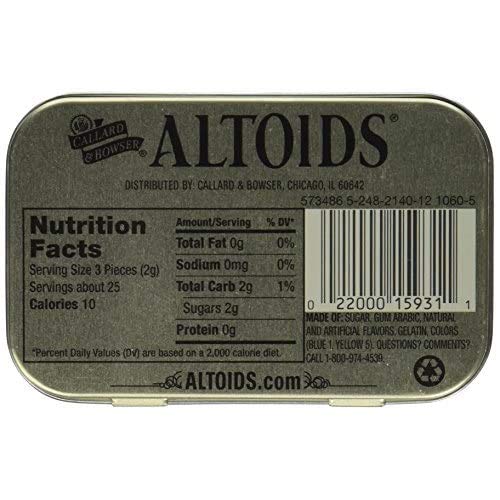 Altoids Curiously Strong Mints - Spearmint 1.76 oz (Pack of 6)