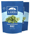 Thousand Lakes Freeze Dried Vegetables - Diced Kale 2-Pack 1 Ounce (2 Ounces Total) | 100% Kale Flakes | No Salt Added