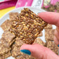 Flackers Organic Rosemary Flaxseed  Ers, 5 Ounce 6-Pack, Gluten Free, Non Gmo, Vegan, Keto Snack, 9 Grams Fiber, 1 Net Carb