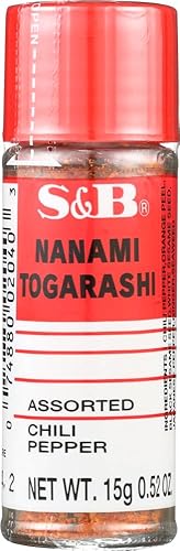 [ 2 Packs ] S&B Nanami ( shichimi ) Togarashi Assorted Chili Pepper 0.52 Oz